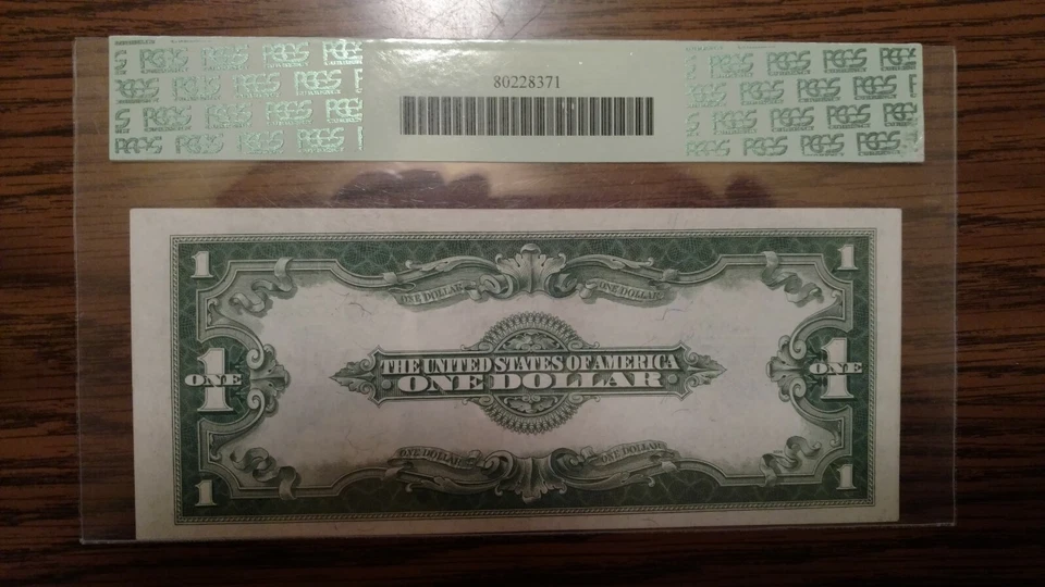 Fr-237 1923 $1.00 Silver Certificate PCGS About New 53.  - Image 2 of 4