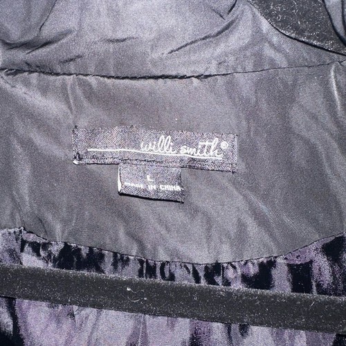 Willi Smith Black Jacket with Silver Accents Size L - Picture 3 of 5