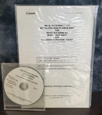 CANON MEDICAL REFERENCE SIGNAL MODEL USUR-AI900A SOFTWARE AND MANUAL