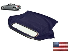 Fits: Nissan 350Z Soft Top & Heated Glass Window Blue Haartz Cabrio Vinyl