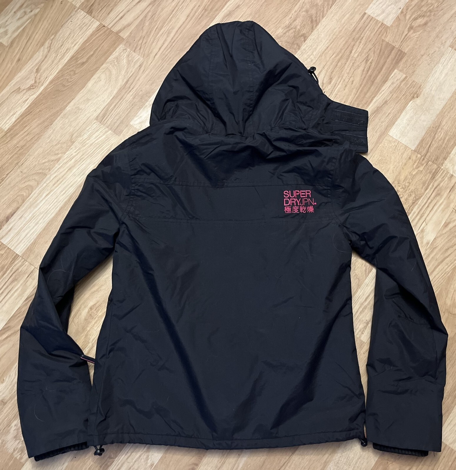 SUPERDRY Women's The Windcheater Black Pink size L image 7