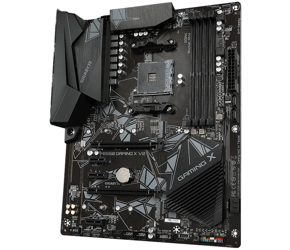 Gigabyte B550 Gaming X V2 AMD B550 Socket AM4 ATX DDR4-SDRAM Motherboard - Imagen 4 de 4