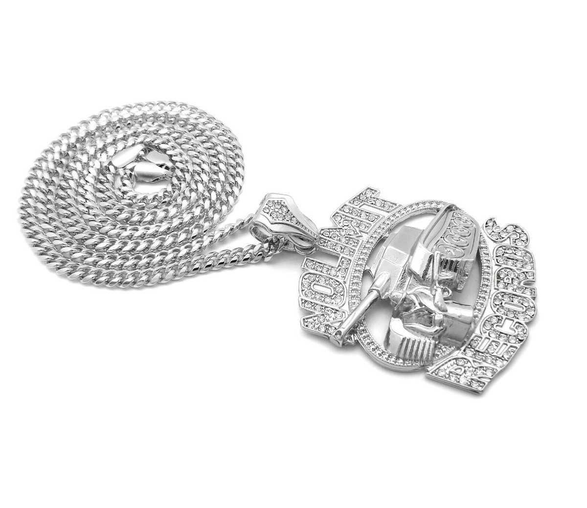- ̗̀☾⋆ ̖́- Long necklace - Metal & strass, gold & crystal — Fashion