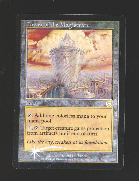 Tower of Magistrate x1 Mercadian Masques - LP FOIL - MTG Magic the Gathering