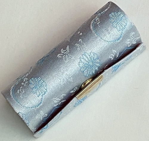 Retro Brocade Embroidered Flower Design Mirror Lipstick Case Holder Box Accessor - Picture 78 of 106