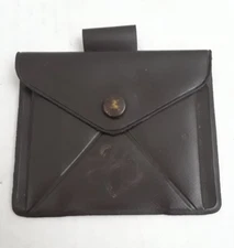 Vintage  Belt Pouch Boy Scouts Brown Uniform Accessory BSA Snap Button