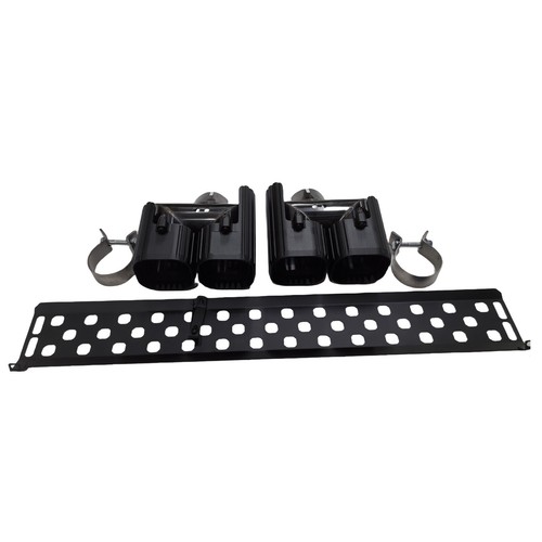 Cubierta de placa protectora de tubo de escape trasero para Land Rover Defender 90 110 20-25 20 3,0 L - Imagen 5 de 14