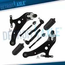 Front Lower Control Arms w/ Ball Joints Tie Rod Ends for 2011-2020 Toyota Sienna