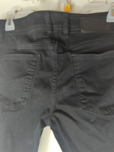 Mens Diesel SLEENKER 069EI Stretch Slim Skinny Black Jeans W30 L30 - Picture 13 of 24