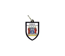 Porta Llaves Llavero Bandera ColecciΓ³n Ciudad Escudo Dublin Irlanda