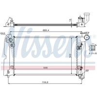 KüHler WasserküHler Passend FüR Toyota Avensis Station Wagon Corolla T25 ZZE12
