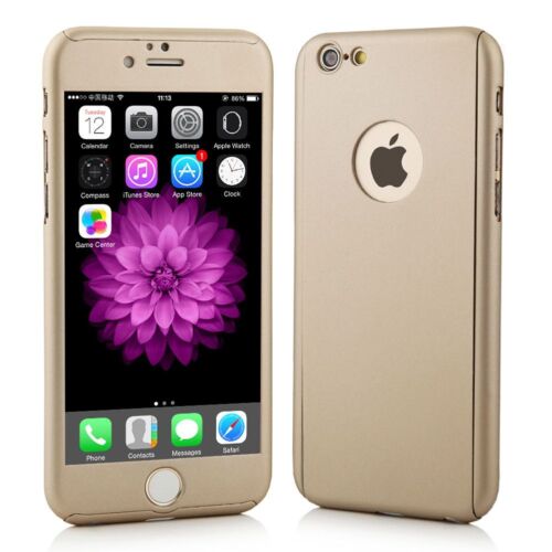 360° FULL BODY TEMPERED GLASS CASE CASE CASE CASE CASE CASE CASE for IPHONE 7 plus 5S SE 6 6s - Picture 11 of 34