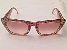 CHRISTIAN LACROIX VINTAGE 7387 30 54 SUNGLASS MULTI PINK/BLACK/YELLOW NOS