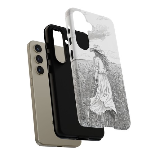 Cowgirl Drawing Field Phone Case for iPhone, Samsung Galaxy, Pixel - 第 166/240 張圖片
