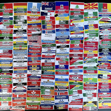 200 Flags from Various Countries for Coin Collecting Enthusiasts