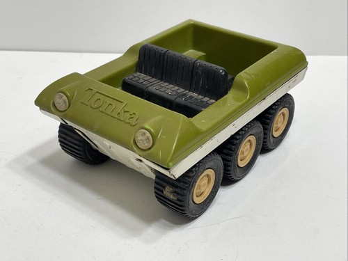 Vintage 1970's Tonka Green 6" Ruff Rider Amphicat Six Wheeler