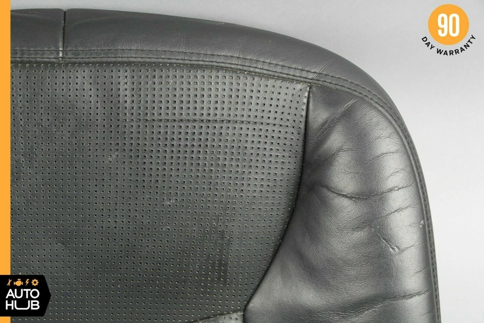 03-06 Cojín asiento inferior delantero izquierdo negro Mercedes W220 S55 S65 AMG fabricante de equipos originales Foto 3 de 4