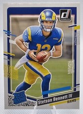 2023 Stetson Bennett IV Panini Donruss Rated Rookie #358 Los Angeles Rams