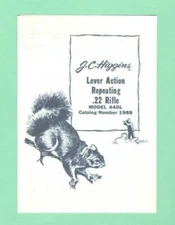 J.C. Higgins Model 44DL Factory Owne'rs Instruction Manual Reproduction