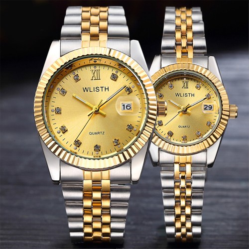 Fashion Quartz Wrist Watch Stainless Steel Waterproof Luminous Men Woman Watches - Picture 7 of 14