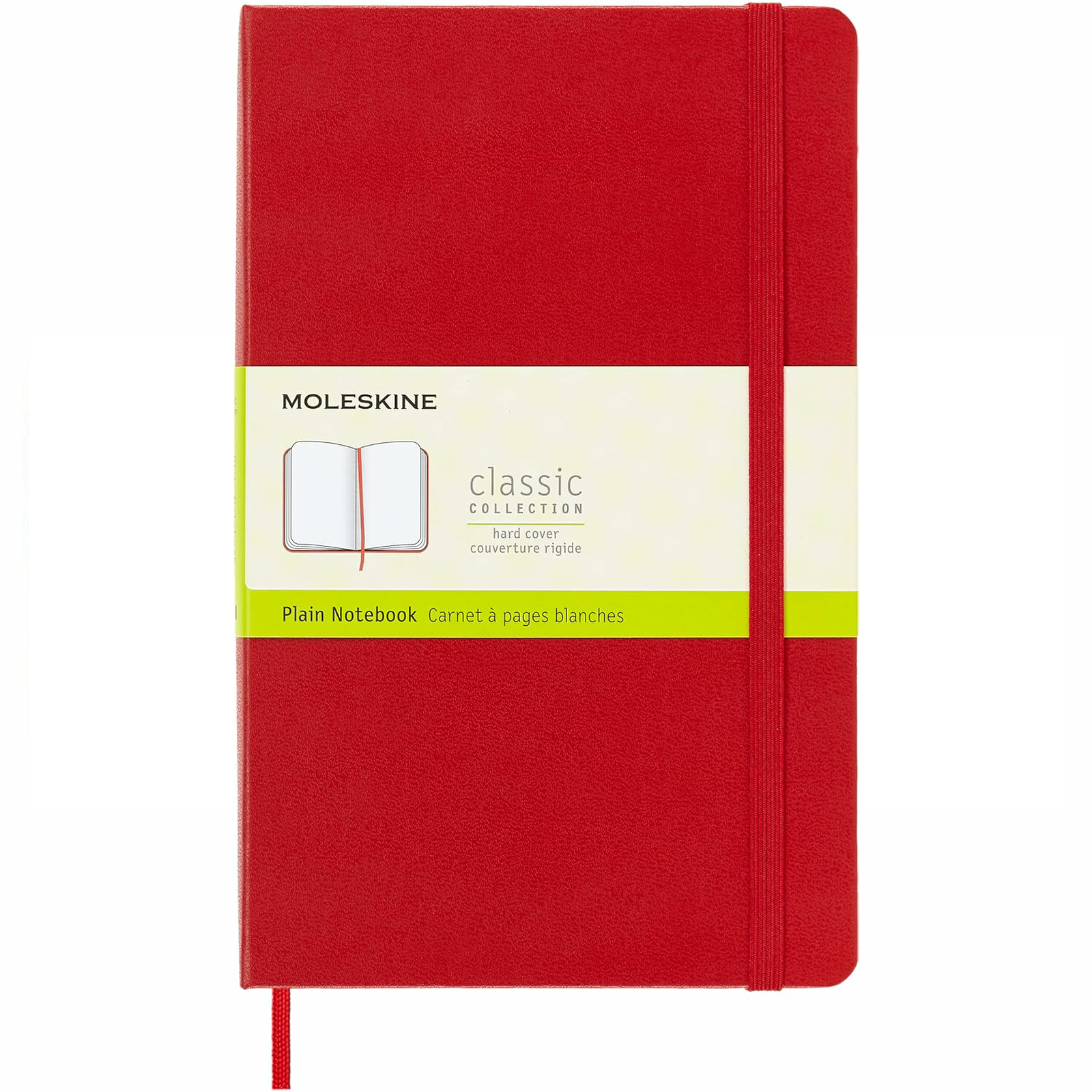 Moleskine Large Plain Hardcover Notebook Red by Moleskine NOTEBOOK 9788862930062 - Image 8