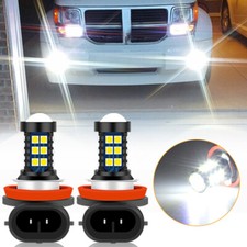 2X Error Free H11 H16 H8 LED Fog Driving Light 6000K Super Bright Bulbs 2400LM