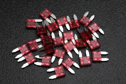 25 PACK ATM 10 AMP FUSES MINI FUSE BLADE STYLE CAR BOAT AUTOMOTIVE AUTO ATM10 - Picture 2 of 8
