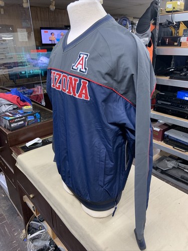 NEW Arizona Wildcats Colosseum Athletics Windbreaker Pullover Jacket Men's L - Picture 3 of 4