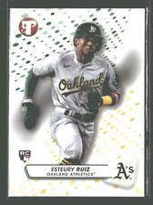2023 Topps Pristine #73 Esteury Ruiz Refractor Rookie RC Oakland Athletics A's