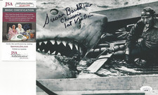 JAWS Chrissie  autographed 8x10 photo  with Robert Shaw  being eaten JSA Cert **