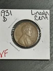 1931 D Lincoln Wheat Cent Penny VF Very Fine Better Date Coin (Raw13956)