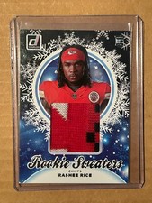 2023 Donruss Rashee Rice  ROOKIE SWEATERS Relic #HS-RRI KC Chiefs RC