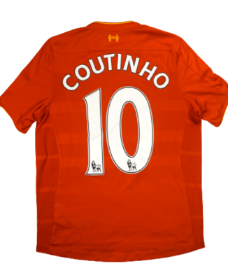 New Balance Liverpool Philippe Coutinho Jersey Shirt S Brazil FIFA