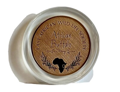 Sealed Franklin Mint Medals of East African Wild Life Society AFRICAN BUFFALO
