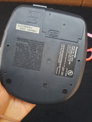 TESTATO Panasonic SL-S222 Lettore CD portatile antiurto memoria II Walkman - Foto 7 di 8