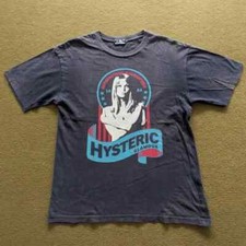 Vintage HYSTERIC GLAMOUR Japanese Brand T-shirt Chacoal Color AN43388