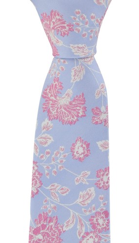 Climbing Spring Floral Silk Tie - Picture 11 of 18