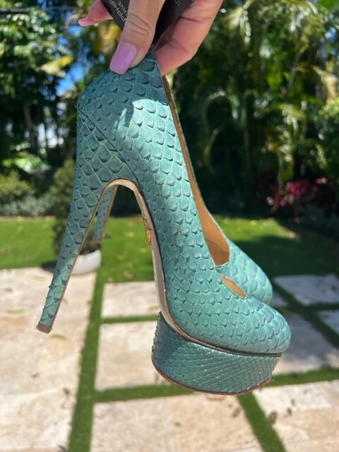 Charlotte Olympia Python Shoes | eBay
