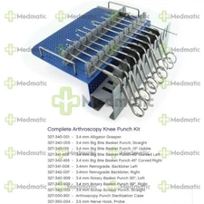 Arthroscopy Instrument Kit Arthroscopy Forceps Set Premium Quality Instruments