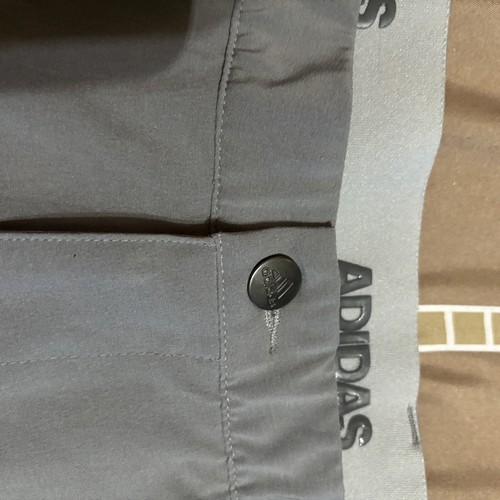 Adidas Golf Shorts Men’s Size 38 Gray Polyester Spandex Elastic Waist Pants - Picture 3 of 11
