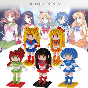 BOYU-Anime-Sailor-Moon-Tsukino-Usagi-Diamond-Mini-Building-Nano-Block-Toy-5pcs