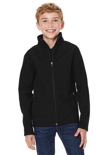 Port Authority Y317 Youth 100% Polyester Long Sleeve Core Soft Shell Jacket - Picture 2 of 16