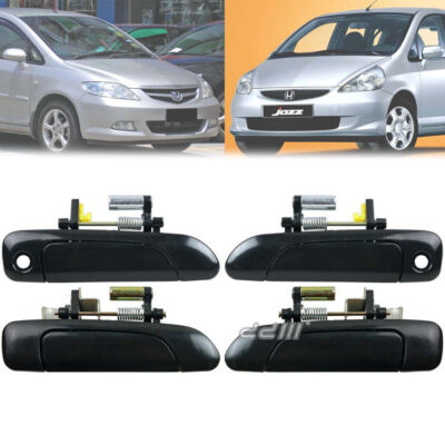 Door Outer Handle Exterior (Black) For Honda City SEL 2003-2008