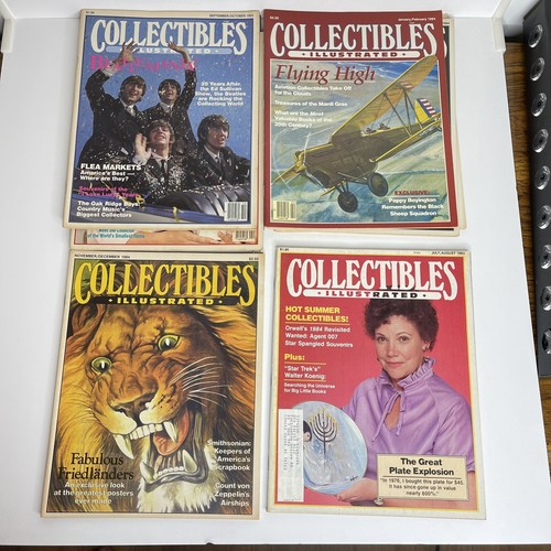 1980's Collectibles Illustrated Magazine LOT of 10 Vintage Elvis beatles JFK - Picture 7 of 10