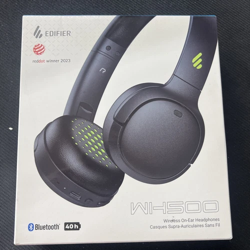 Edifier WH500 Wireless On-Ear Headphones Bluetooth Lightweight Foldable NEW