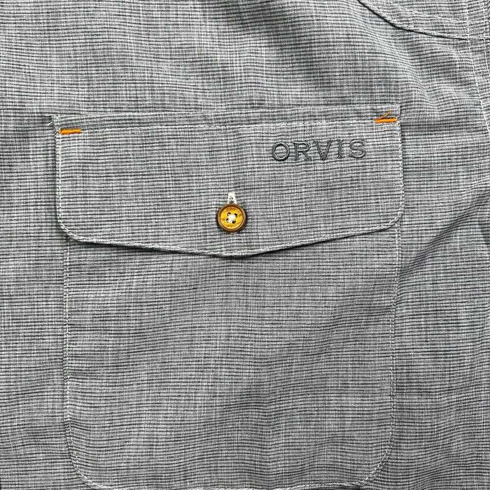 Orvis Trout Bum Active Fit Fishing Shirt Mens Size L Large Multicolor