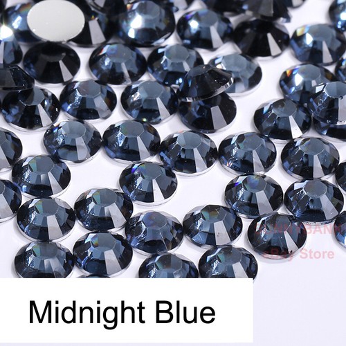 100-500 Crystal Rhinestones Non-HotFix Assorted Flat Back Nail Art Craft 2mm-6mm - Picture 28 of 43
