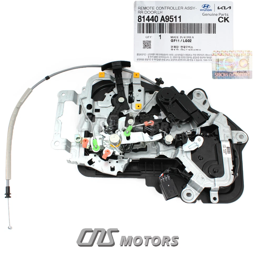 ⭐GENUINE⭐ Door Lock Actuator Motor REAR LEFT for 2014-2018 Kia Sedona 81440A9511 Foto 3 de 4