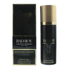 Carolina Herrera Bad Boy Power Up Spray Fresh Eau de Toilette 100ml For Him NEW.