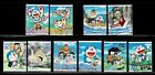 Japan 2013 Anime Doraemon 80Y Complete Used Set Sc# 3552 a-j